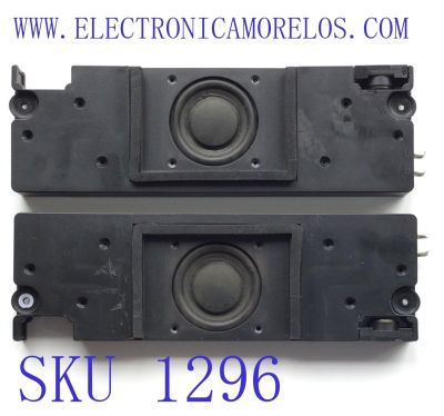 KIT DE BOCINAS PARA TV WESTINGHOUSE (2 PZ) / NUMERO DE PARTE YD722-01 / 8Ω 10w / MODELO EW39T4LZ	